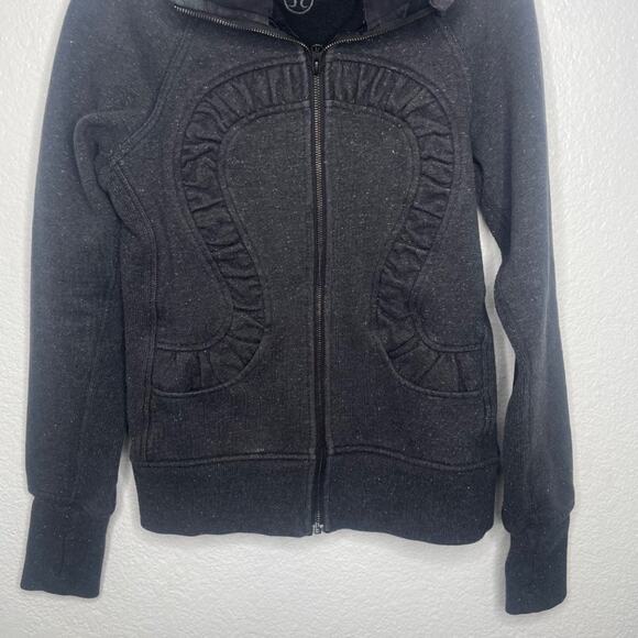 Lululemon Womens Jacket Size 6 Dark Gray Long Sleeve Full Zip Casual Wear - Picture 6 of 13